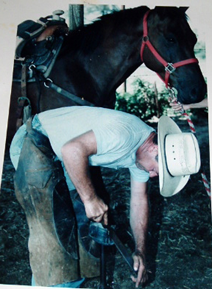 Photo of John Cameron Maresh, Deanville Farrier