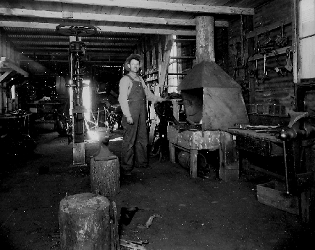 Photo of Deanville Blacksmith, John Maresh Jr.