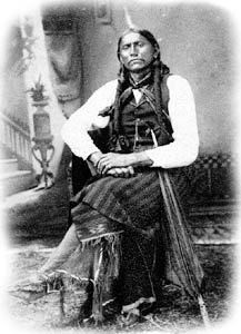 Photo of Quanah Parker who Became Chief of the Quahadis (