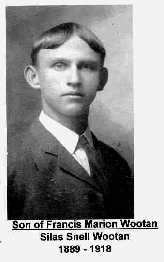 Photo of early day resident of Wootan Wells