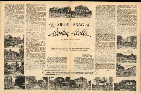 Photo of early day Wootan Wells